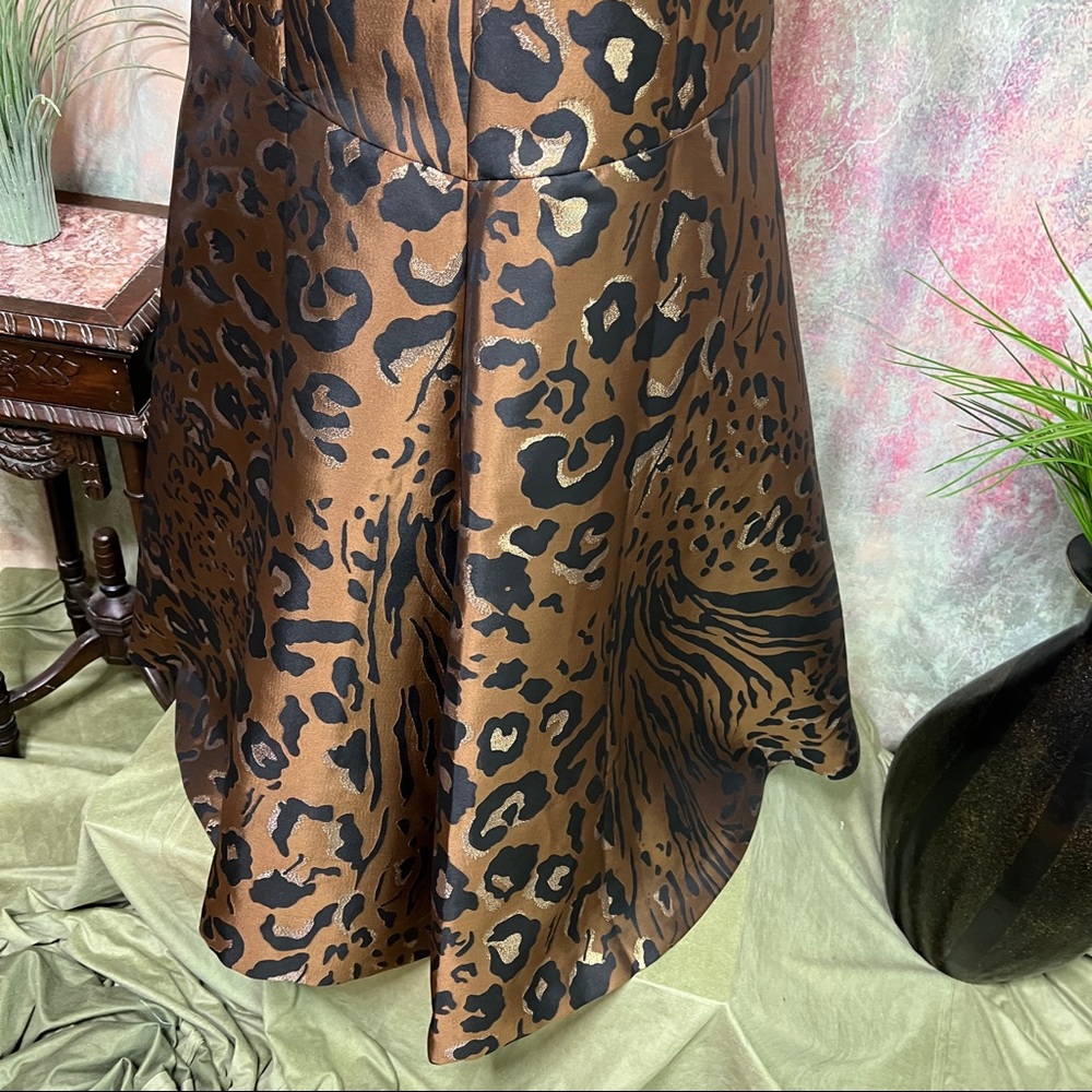 New 📌 Eliza J.  WILD OVER ANIMAL PRINT Stunning Ball Dress - Picture 8 of 16